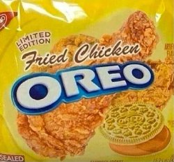 Fried chicken Oreo Meme Template