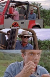 Jurassic Park Can’t Believe My Eyes Meme Template