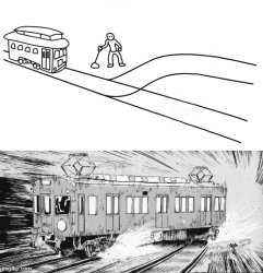Multi Track Trolly Meme Template