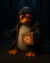 unbuntu addicted penguim dealer Meme Template