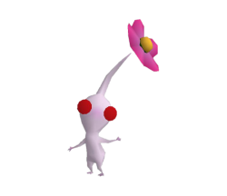 White Pikmin posing Meme Template