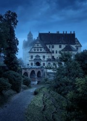 Scary scary mansion Meme Template