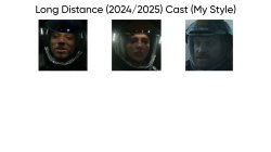 Long Distance (2024/2025) Cast (My Style) Meme Template