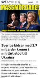 Simona Mohamsson Pål Jonson Ebba Busch Thor Massmördare Ukraina Meme Template