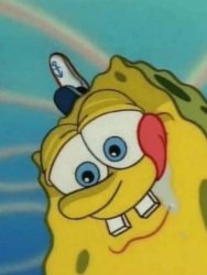 Spongebob Smiling Down Blank Meme Template