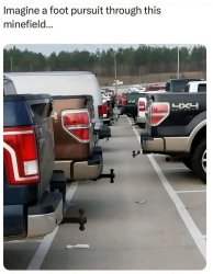 Parking lot Meme Template