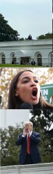 Trump Roof AOC 2 Meme Template