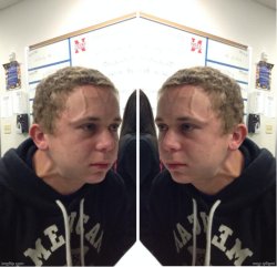 Hold Fart Mirror Meme Template