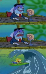 Here comes sponge bob Meme Template