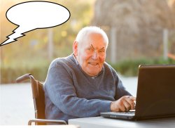 Mischieveous Grandpa Meme Template