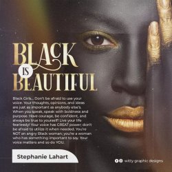 Black is beautiful Meme Template