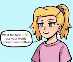 I don't speak bottom Meme Template