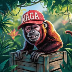 maga howler monkey Meme Template