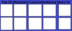 characters i love introducing users to Meme Template