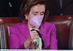 Nancy Pelosi in pink Meme Template