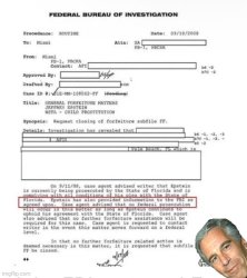 Epstein was an FBI Informant Meme Template
