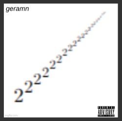 geramn's album announcement template Meme Template