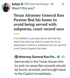 Paxton "Hotwheels" flees Texass to hide from subpoena Meme Template