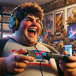 big fat gamer Meme Template