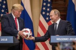 Trump Putin football Meme Template