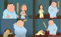 Meg, you startled me Meme Template