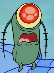 Plankton sad face Meme Template