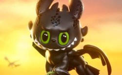 Labubu Toothless Meme Template