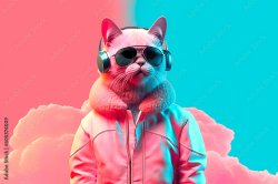 cool cat Meme Template
