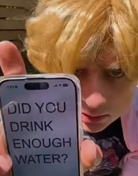 Did you drink enough water Meme Template
