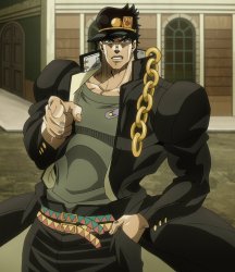 Jotaro pointing at ye Meme Template