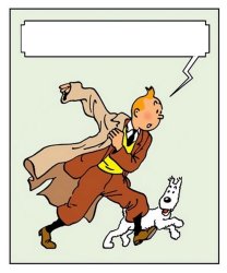 Tintin leaving Meme Template