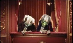 Necron Statler and Waldorf Meme Template