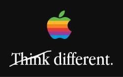 Think different. Not Meme Template