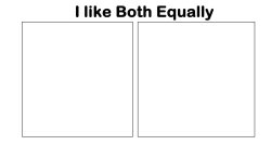 i like both equally Meme Template