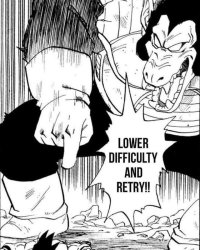 Vegeta Ozaru dragon ball sparking Meme Template