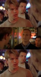 Good Will Hunting 3 Panel Meme Template