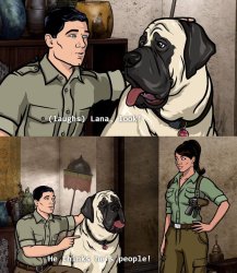 Archer He Thinks Hes People Meme Template