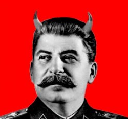 horned stalin Meme Template