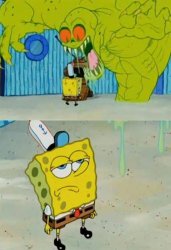 Spongebob unamused Meme Template