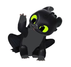 Baby Toothless Meme Template