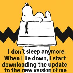 Gio is not sleeping, he's just updating! Meme Template
