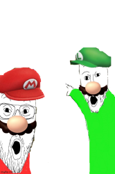 2 mario soyjacks Meme Template