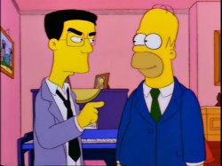Frank Grimes & Homer Simpson Meme Template