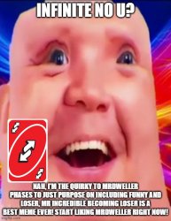 Infinite No U, Nah Meme Template