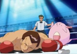 Pokémon Boxing Chansey Meme Template