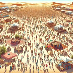International tie ins, large desert gatherings Israeli festivals Meme Template