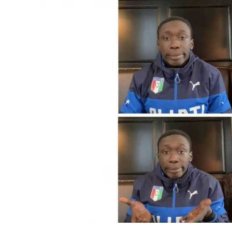 Black guy shrugging meme Meme Template