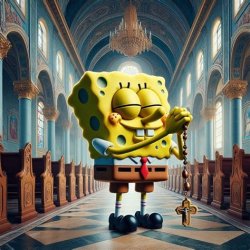 Church SpongeBob Meme Template