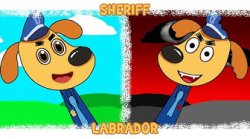 My Sprunki OC: Sheriff Labrador Meme Template