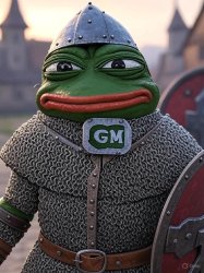 Gm Pepe Meme Template